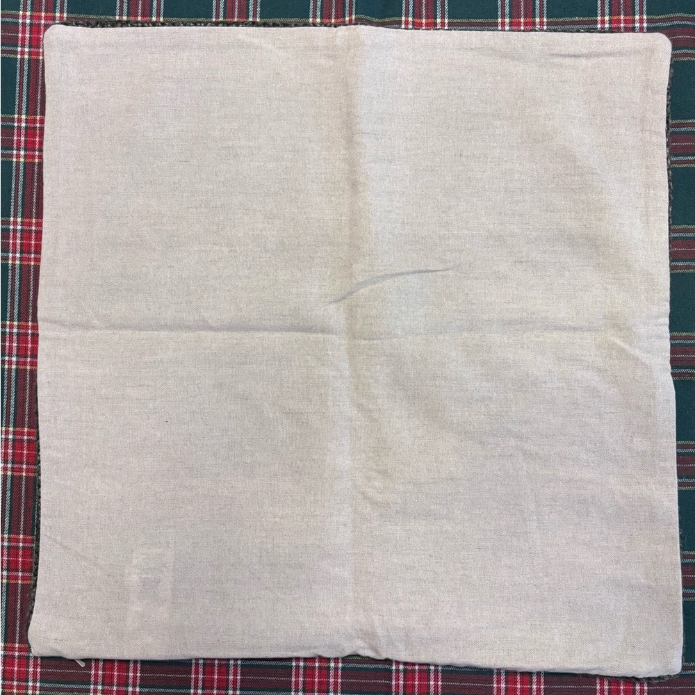 Pottery Barn Gray Textured Linen Pillow Cover - Picture 4 of 4